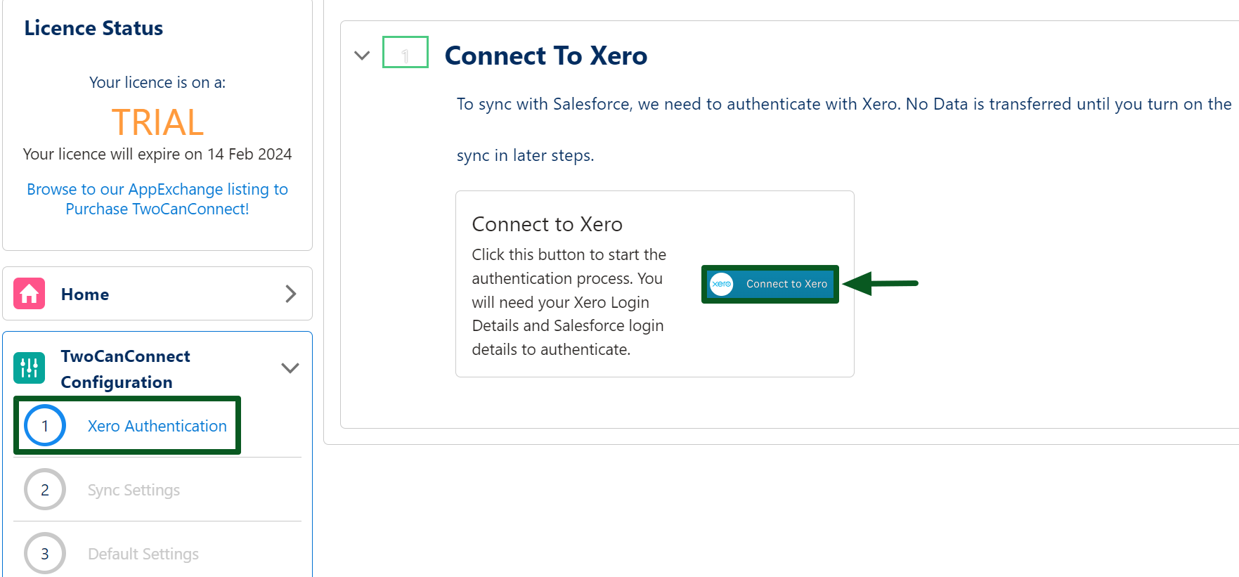 Step 01 Xero Authentication
