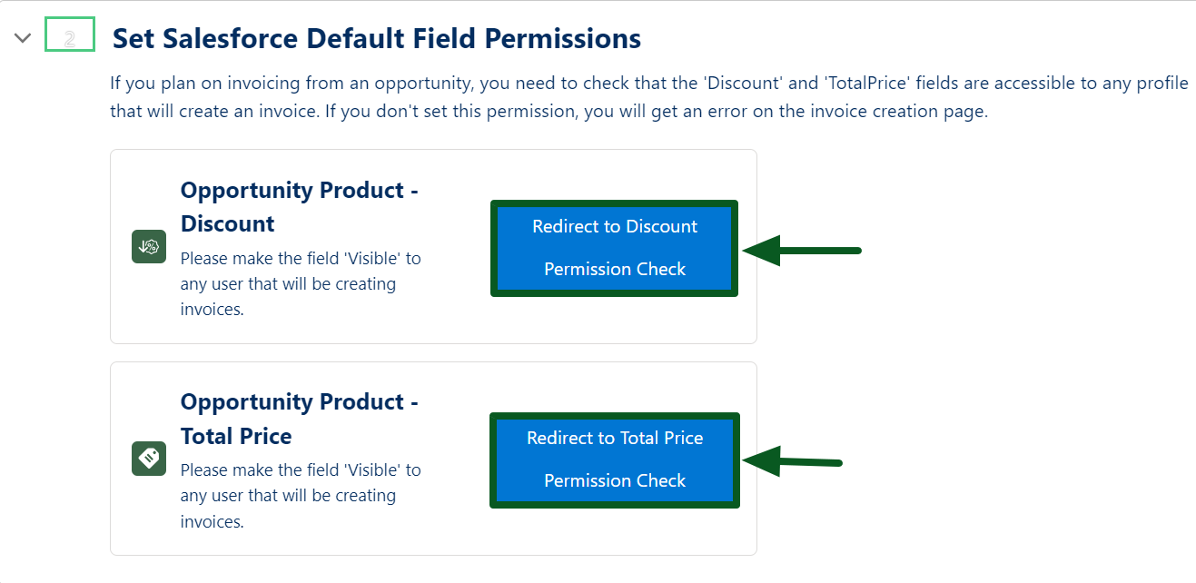 Step 02 Set Salesforce Default Field Permissions