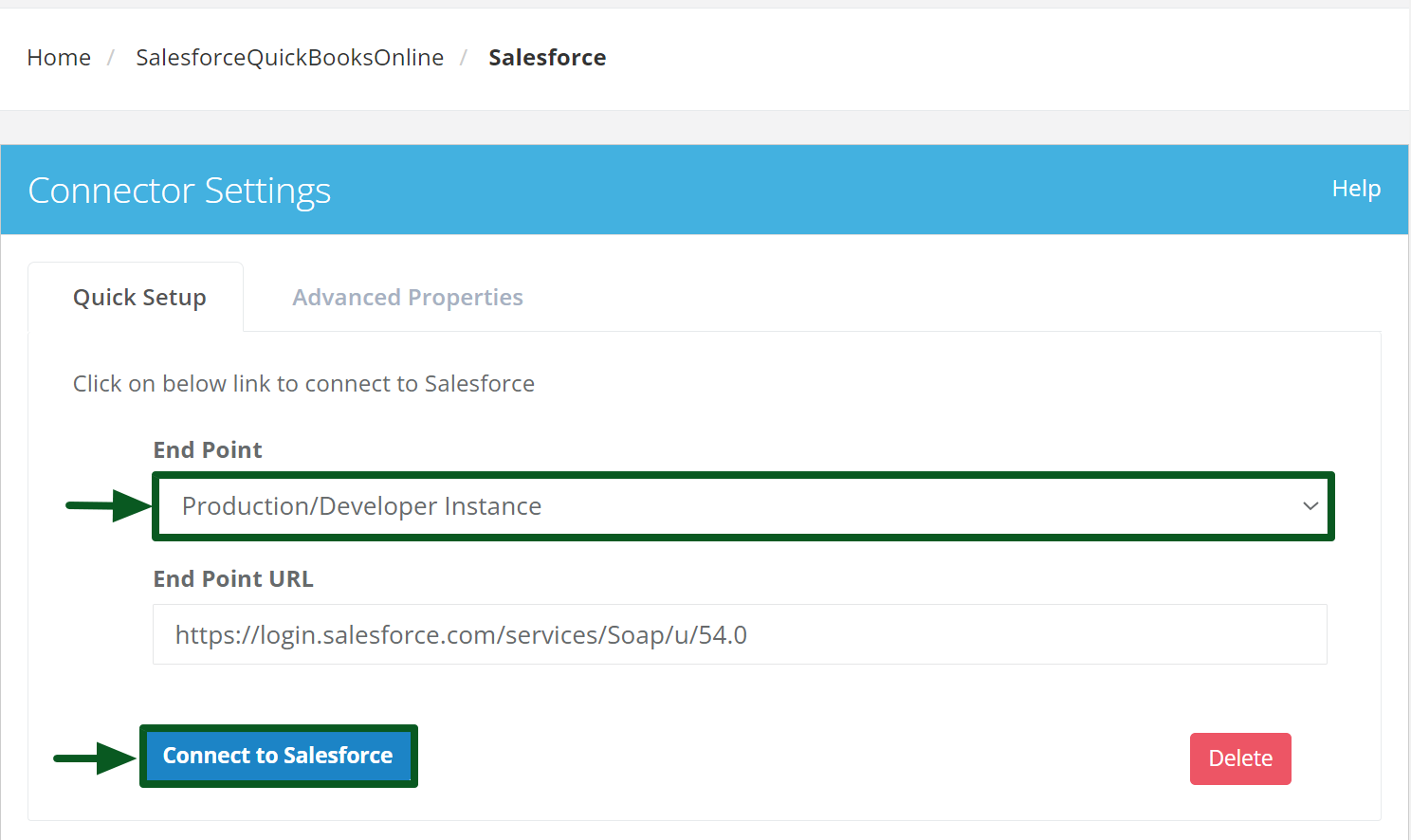 Step 08 Connect To Salesforce